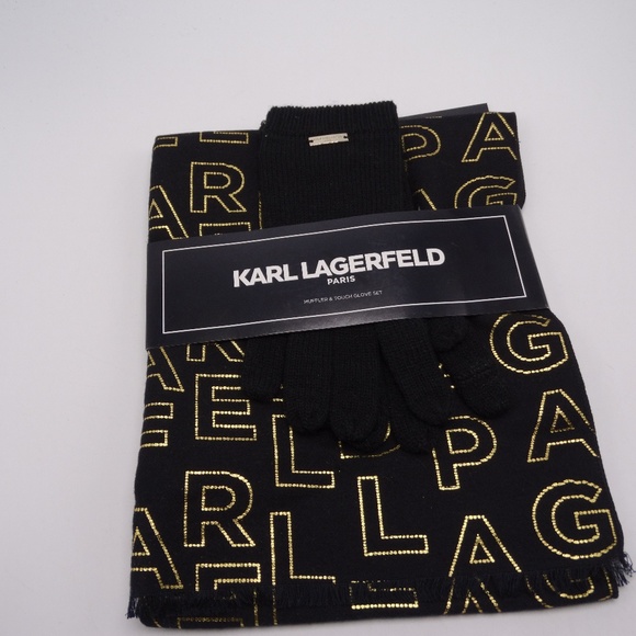 Karl Lagerfeld Accessories - KARL LAGERFELD PARIS Muffler & Touch Glove